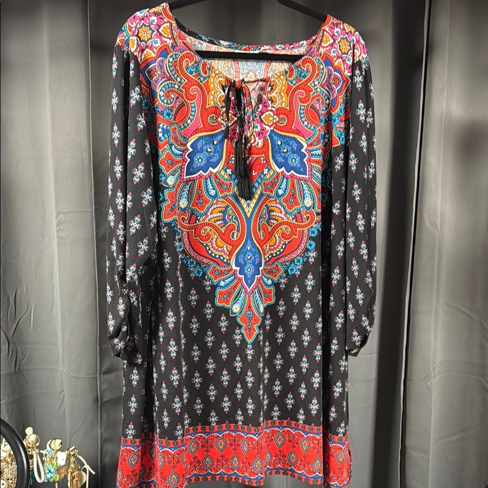 Avenue Multicolor Bohemian Top